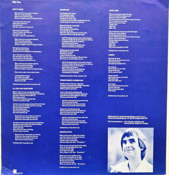 Chris de Burgh - The Getaway (LP) - Discogs image 5