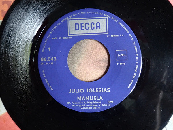 Julio Iglesias - Manuela (7") - Discogs image 3