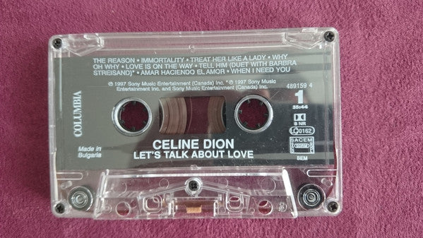 Céline Dion - Let's Talk About Love (Cassette) - Discogs image 4