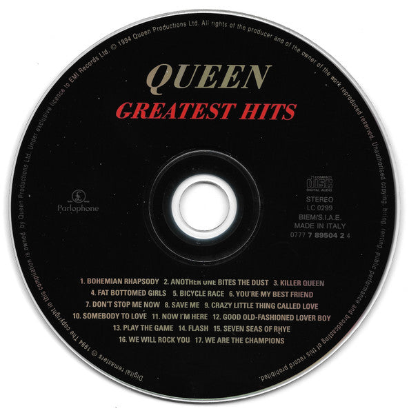 Queen - Greatest Hits (CD) - Discogs image 3