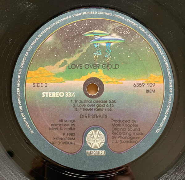 Dire Straits - Love Over Gold (LP) - Discogs image 4