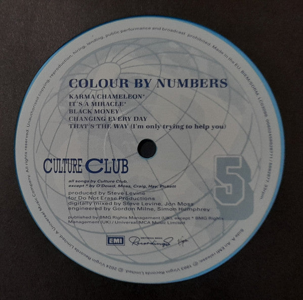 Culture Club - Colour By Numbers (LP) - Discogs image 3