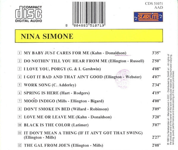 Nina Simone - Discogs image 2