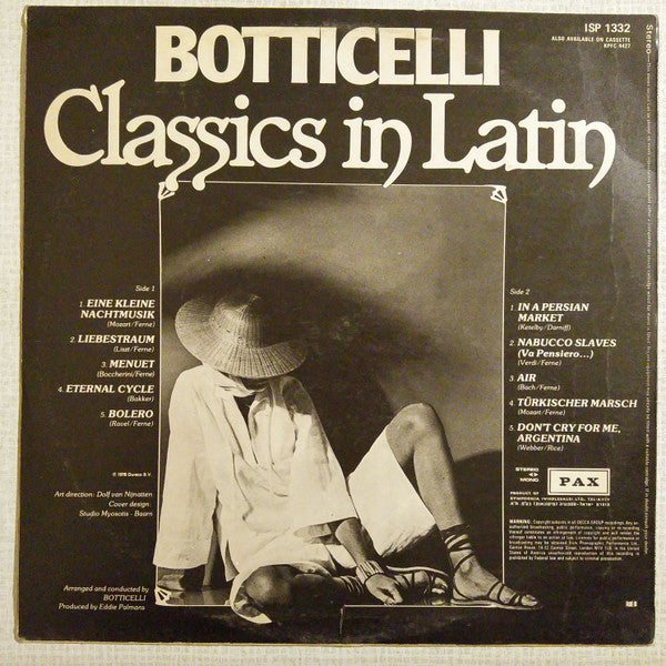Botticelli - Classics In Latin (LP) - Discogs image 2