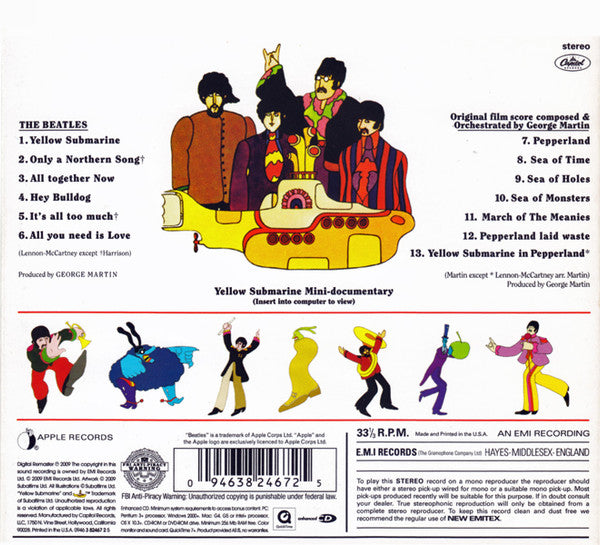 Beatles, The - Yellow Submarine (CD) - Discogs image 2