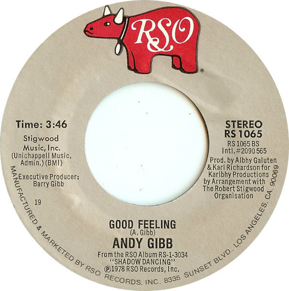 Andy Gibb And Victoria Principal - All I Have To Do Is Dream / Good Feeling (7") - Discogs image 3