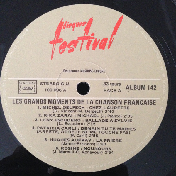 Various - Les Grands Moments De La Chanson Française (2xLP) - Discogs image 5