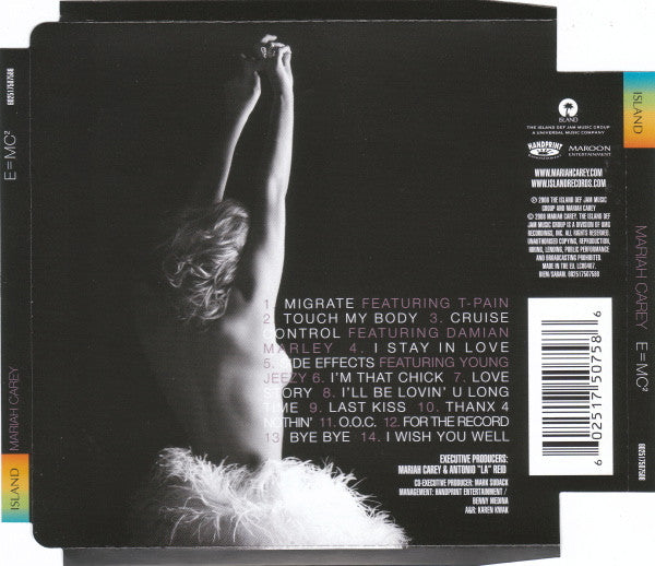 Mariah Carey - E=MC² (CD) - Discogs image 3