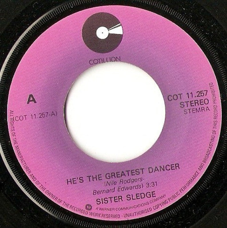 Sister Sledge - He's The Greatest Dancer (7") - Discogs image 3