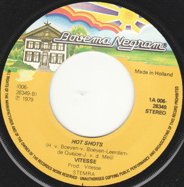 Vitesse (2) - Rock And Roll Band / Hot Shots (7") - Discogs image 4