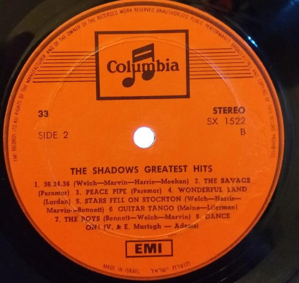 Shadows, The - The Shadows' Greatest Hits (LP) - Discogs image 6