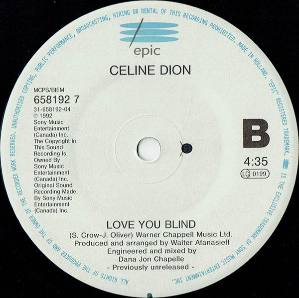 Céline Dion - If You Asked Me To (7") - Discogs image 4