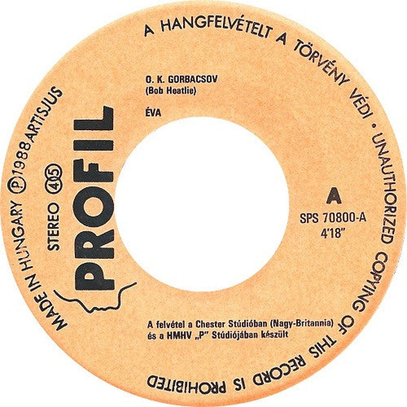 Csepregi Éva - O.K. Gorbacsov (7") - Discogs image 2