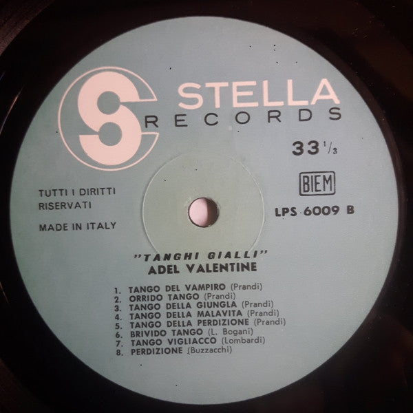 Adel Valentine - Tanghi Gialli (LP) - Discogs image 4