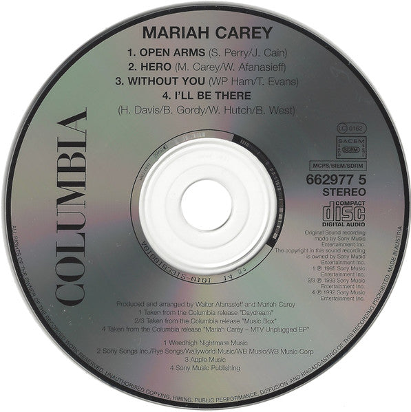Mariah Carey - Open Arms (CD) - Discogs image 3