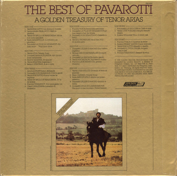Luciano Pavarotti - The Best Of Pavarotti (4xLP) - Discogs image 2