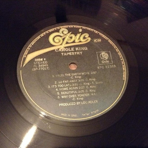Carole King - Tapestry (LP) - Discogs image 2