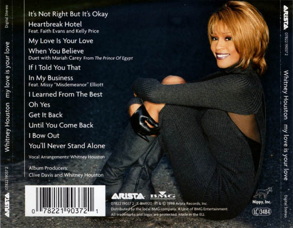 Whitney Houston - My Love Is Your Love (2xCD) - Discogs image 2
