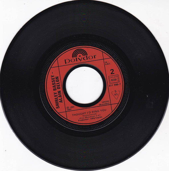 Alain Delon & Shirley Bassey - Thought I'd Ring You (7") - Discogs image 4