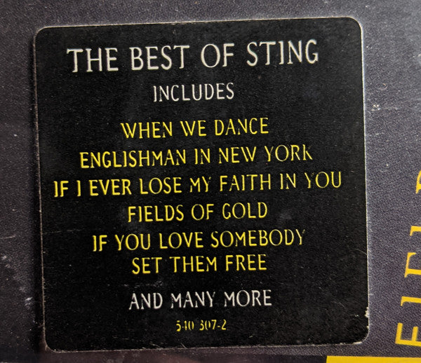Sting - Fields Of Gold (The Best Of Sting 1984 - 1994) (CD) - Discogs image 5