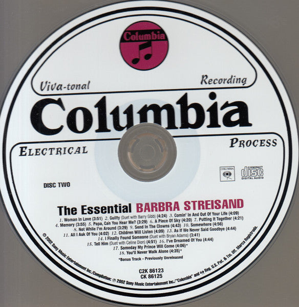 Barbra Streisand - The Essential Barbra Streisand (2xCD) - Discogs image 3
