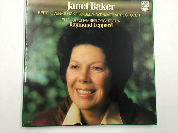 Janet Baker, Ludwig van Beethoven, Christoph Willibald Gluck, Georg Friedrich Händel, Joseph Haydn, Wolfgang Amadeus Mozart, Franz Schubert, English Chamber Orchestra, Raymond Leppard - Raymond Leppard (4xLP)