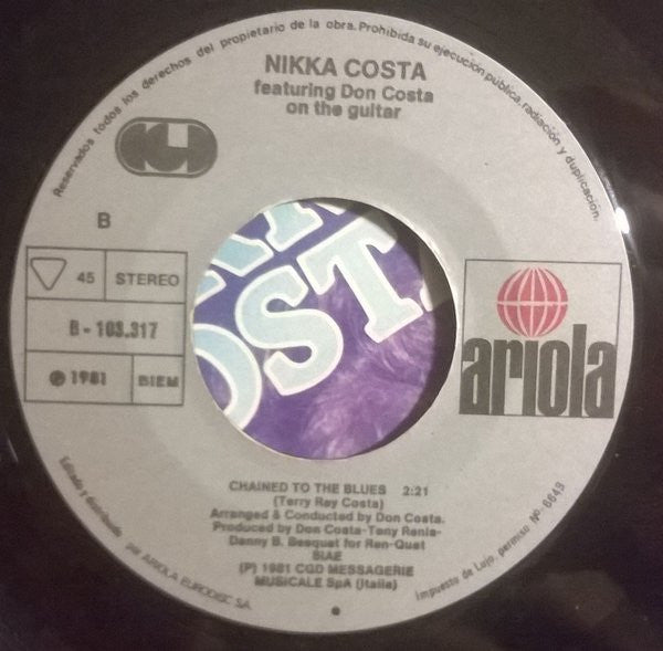 Nikka Costa Featuring Don Costa - On My Own = Por Mi Misma (7") - Discogs image 4