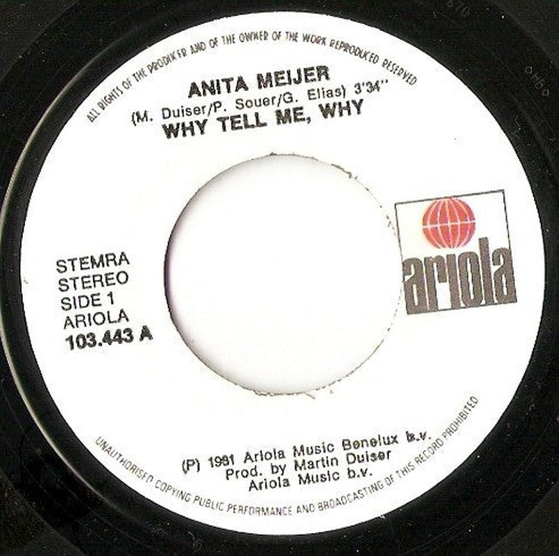 Anita Meyer - Why Tell Me, Why (7") - Discogs image 3