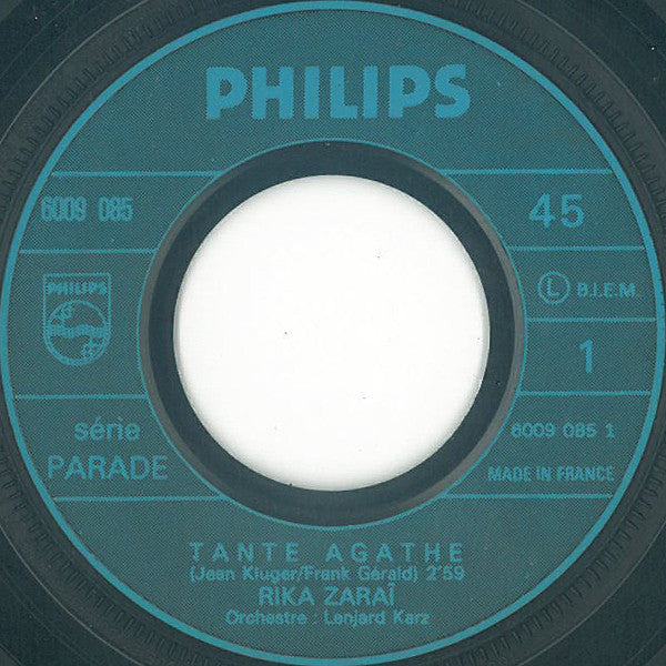 Rika Zaraï - Tante Agathe (7") - Discogs image 3