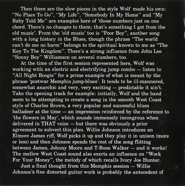 Howlin' Wolf - I'm The Wolf (CD) - Discogs image 5