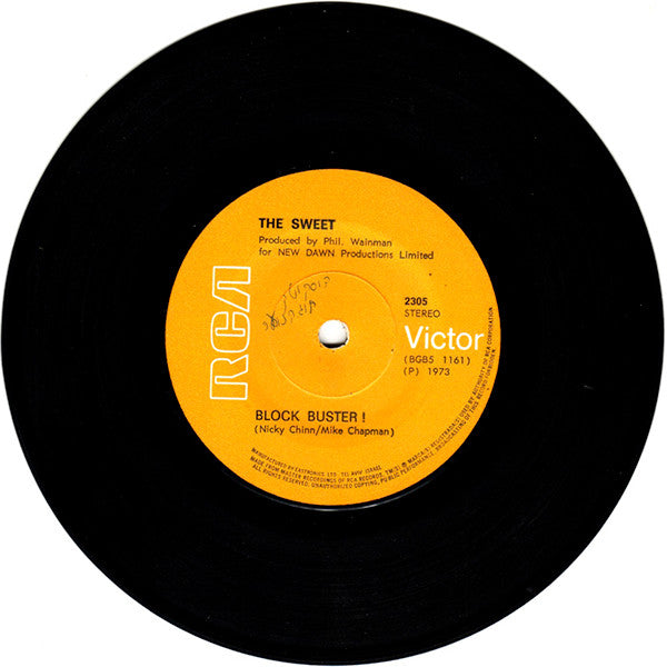 Sweet, The - Blockbuster (7") - Discogs image 3