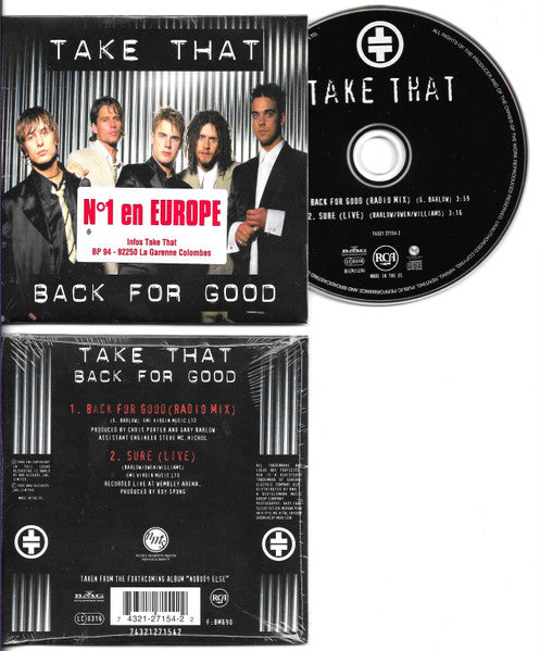 Take That - Back For Good (CD) - Discogs image 4