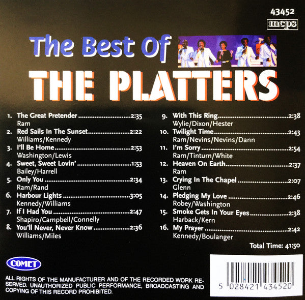 Platters, The - The Best Of (CD) - Discogs image 2