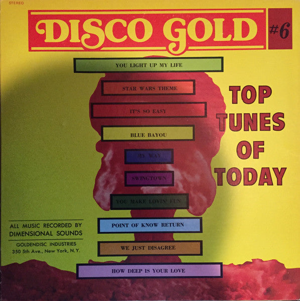 Dimensional Sound - Disco Gold #6: Top Tunes Of Today (LP)