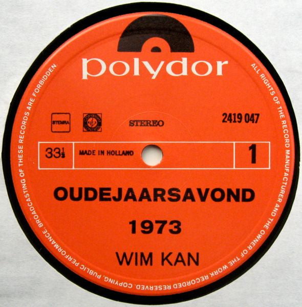 Wim Kan - Oudejaarsavond 1973 (LP) - Discogs image 3
