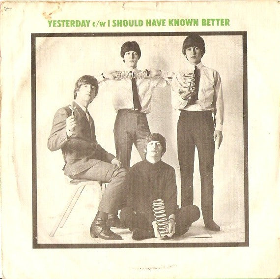 Beatles, The - Yesterday c/w I Should Have Known Better (7") - Discogs image 2