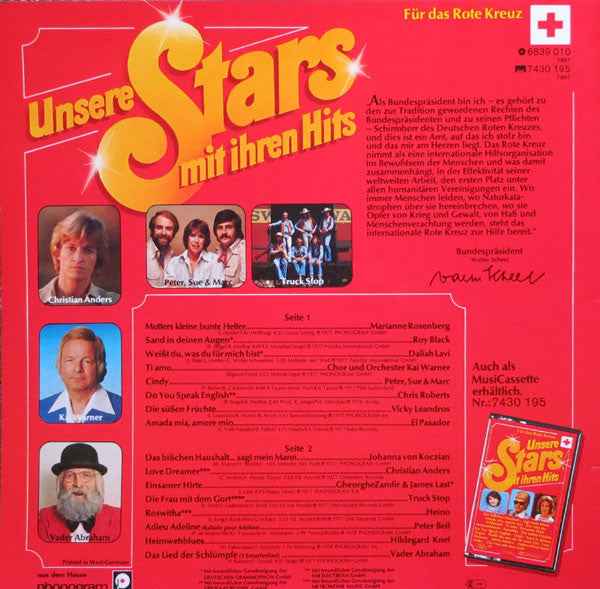 Various - Unsere Stars Mit Ihren Hits (LP) - Discogs image 2