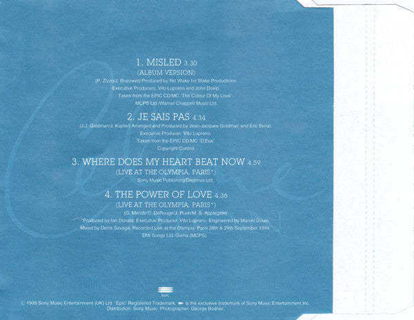 Céline Dion - Misled (CD) - Discogs image 3