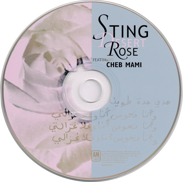 Sting Featuring Cheb Mami - Desert Rose (CD) - Discogs image 3