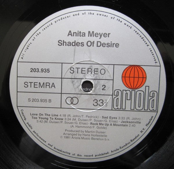 Anita Meyer - Shades Of Desire (LP) - Discogs image 4