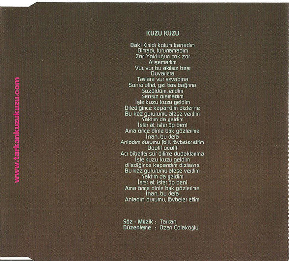 Tarkan - Kuzu Kuzu (CD) - Discogs image 6