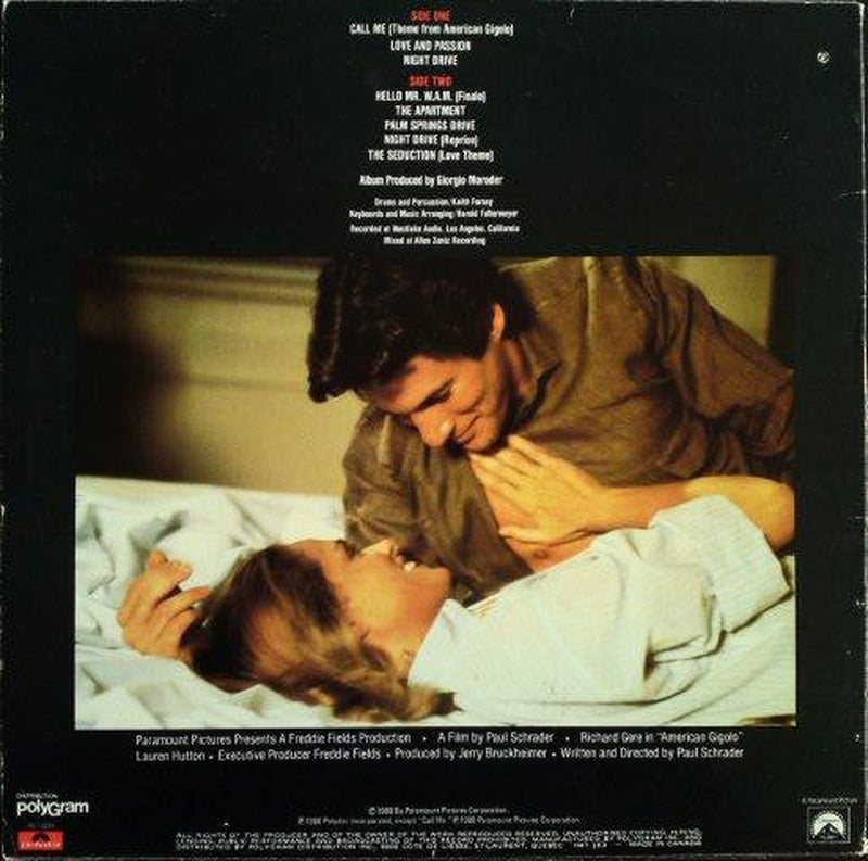 Various, Giorgio Moroder - American Gigolo (Original Soundtrack Recording) (LP) - Discogs image 2