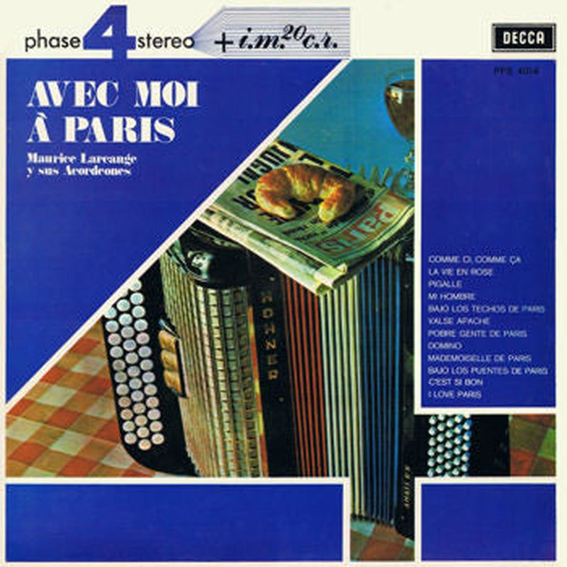 Maurice Larcange - Avec Moi A Paris (LP)