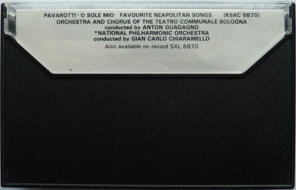 Luciano Pavarotti - O Sole Mio Favourite Neapolitan Songs (Cassette) - Discogs image 4
