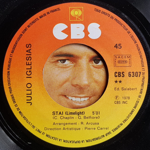Julio Iglesias - Aimer La Vie - Stai (7") - Discogs image 4