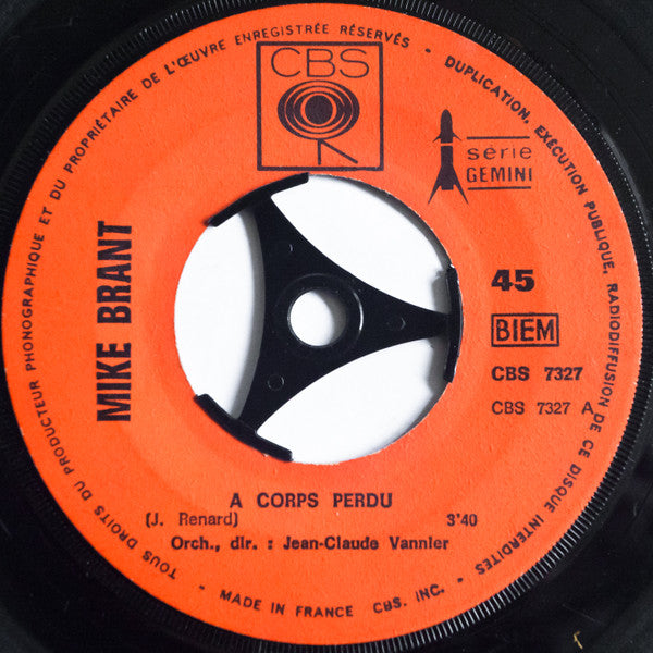 Mike Brant - À Corps Perdu (7") - Discogs image 3