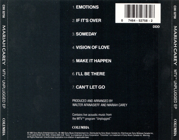 MTV Unplugged EP - Discogs image 2