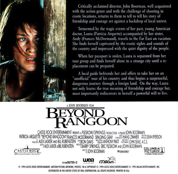 Hans Zimmer - Beyond Rangoon (Original Motion Picture Soundtrack) (CD) - Discogs image 2