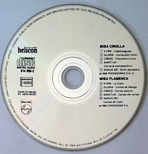 Various - Misa Criolla / Misa Flamenca (CD) - Discogs image 2