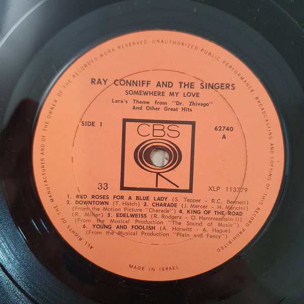 Ray Conniff And The Singers - Somewhere My Love (LP) - Discogs image 3
